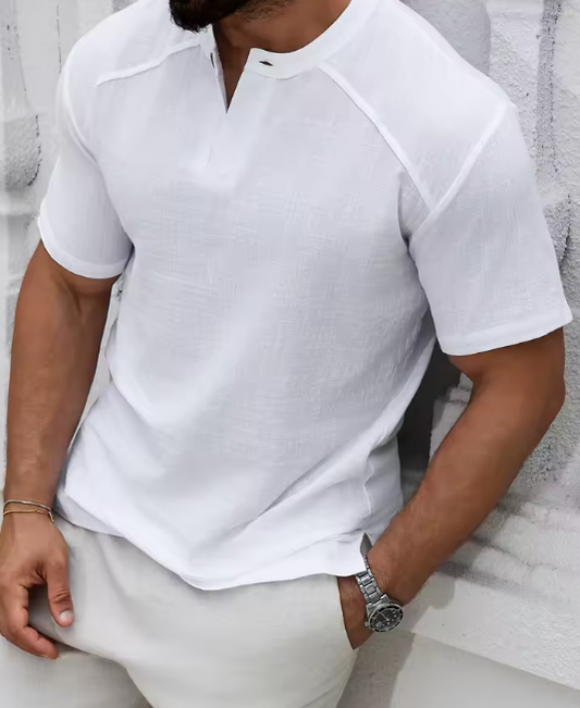 Men’s Lightweight Summer Shirt – Breathable Short Sleeve Casual Fit